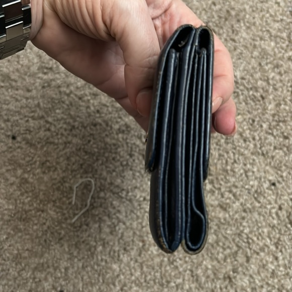 Vintage Chanel EUC wallet in a gorgeous blue. This is stunning in person. - Picture 5 of 7